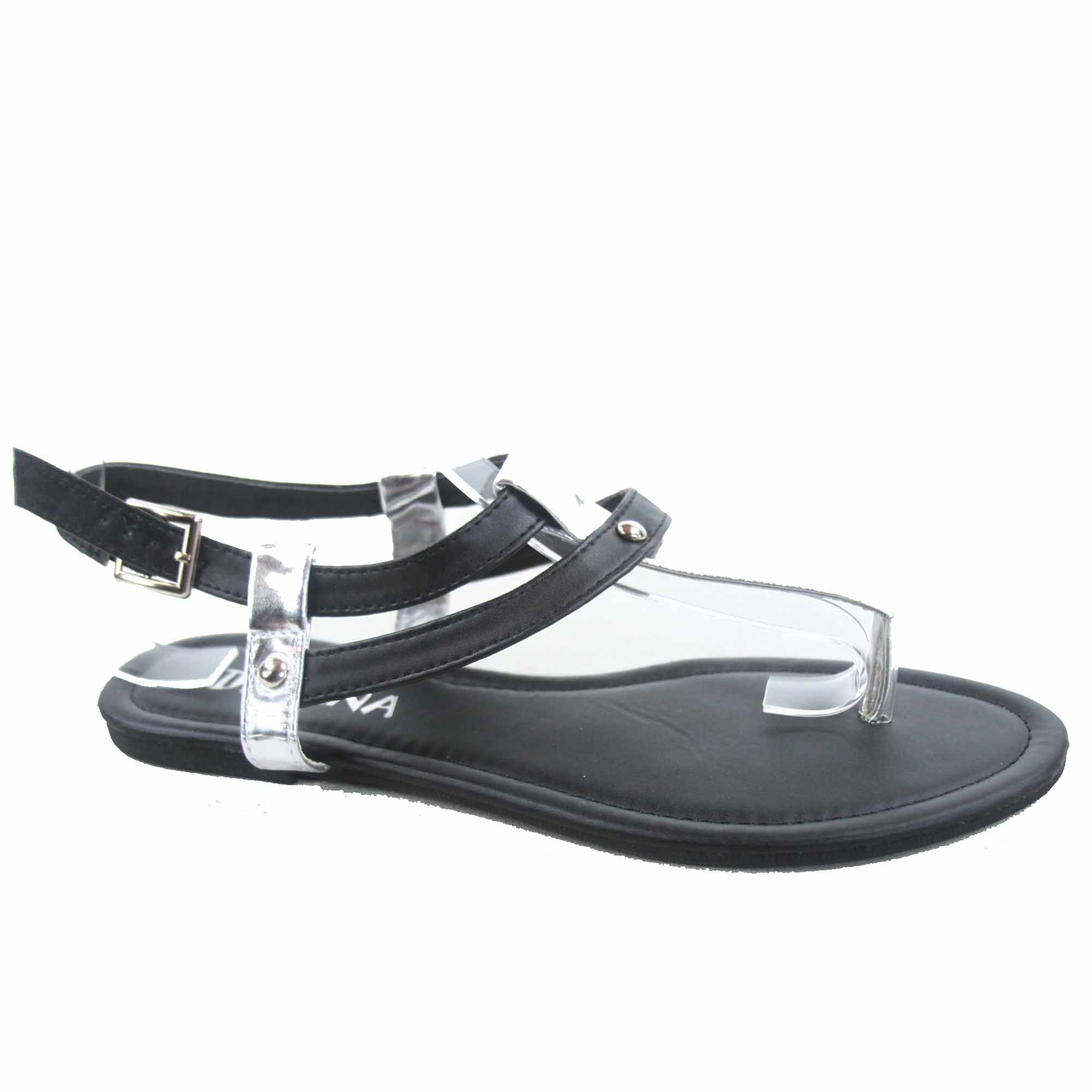 buckle flat sandals
