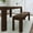 Walnut, variant on Plank+Beam Modern 58" Dining Bench, Rounded Wooden Bench for Dining Room, Entryway Bench, Walnut