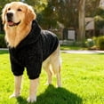 thumbnail image 3 of Manteau à Capuche d'Hiver pour Petits Chiens Motif Léopard Veste Chaude pour Races Françaises et Petites Utilitaire Extérieur Intérieur, 3 of 5