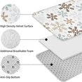 thumbnail image 5 of Light Christmas Snowflake Pattern Bathroom Rugs Sets 3 Piece,Toilet Cover Set,Absorbent Non Slip Bathroom Mats Sets with U-Shaped Contour Rug Toilet Rug Set, 5 of 5