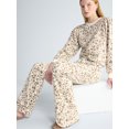 thumbnail image 4 of Scoop Women’s and Women's Plus Fleece Flare Leg Sweatpants, Regular and Short Lengths, Sizes XS-4X, 4 of 5