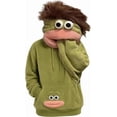 thumbnail image 4 of Unisex Big Mouth Monster Pullover Hoodie Funny Plush Fleece Novelty Sweatshirt Cute Halloween Costume Cosplay Party Outfit Gifts for Adults, 4 of 4