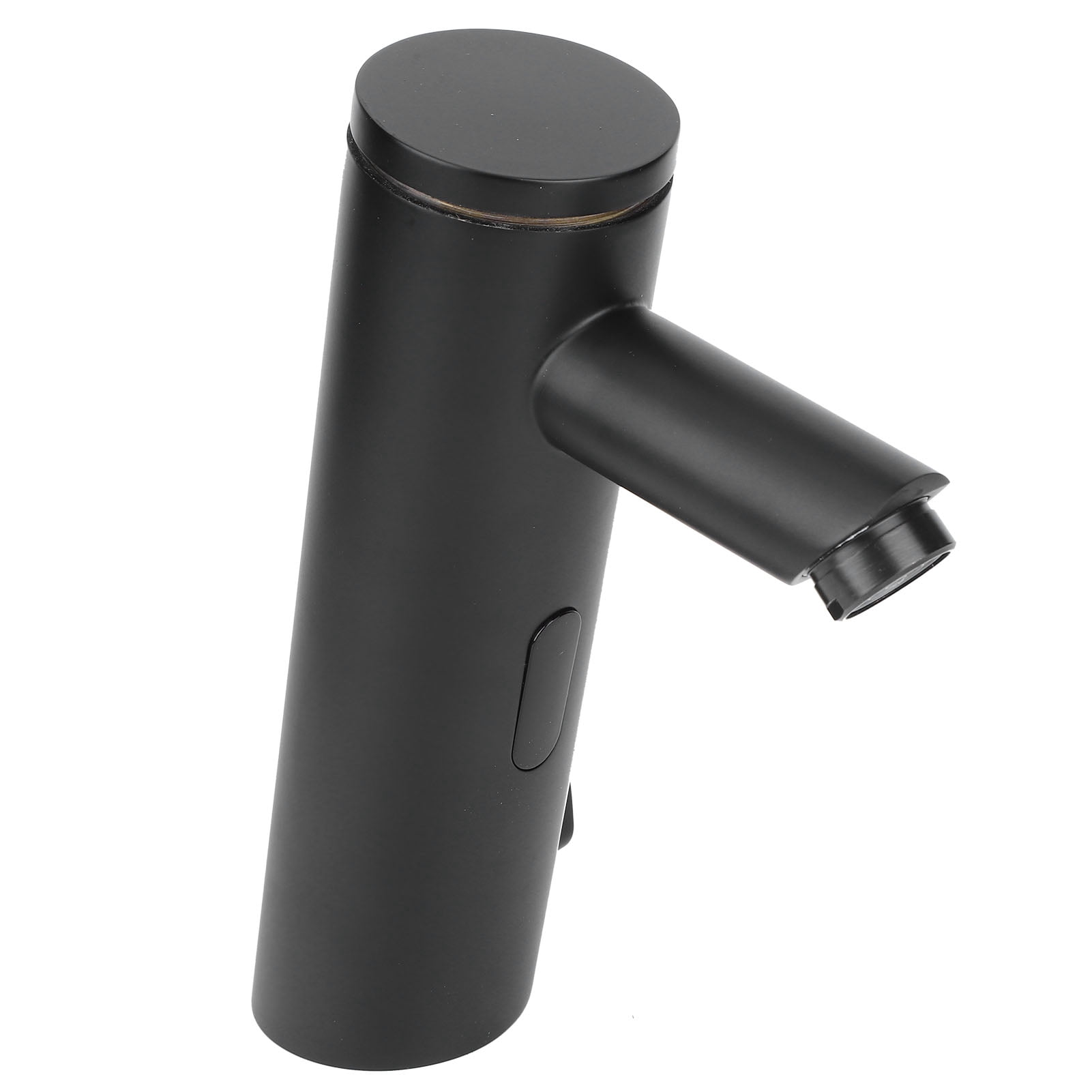Grifo De Lavabo Con Sensor Automático Sin Contacto – Mezclador Frío Y Caliente En Negro Mate, Funcionamiento Por Pila, Fácil De Instalar