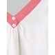 thumbnail image 3 of Más el tamaño de rueda para arriba la manga de la mariposa Imprimir Arriba Rosegal Blusas Tallas Grandes, 3 of 5
