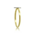 thumbnail image 3 of LoveBling 10k Yellow Gold Two-Tone Ladies Alphabet Initial Ring (P, Size 5), 3 of 5