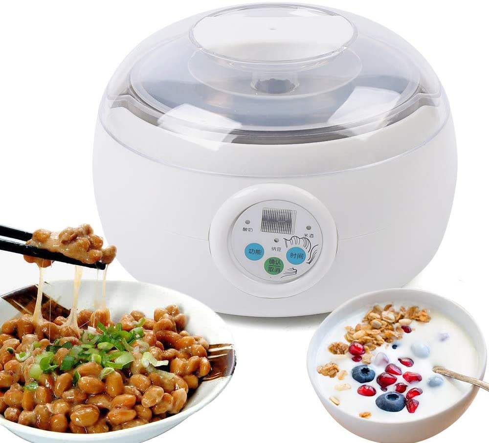 TFCFL 1.5L Cuisine Yogurt Maker, Stainless Steel Automatic Digital