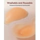 thumbnail image 3 of PHODIL Adhesive Strapless Bra 2 Pairs Invisible Push Up Sticky Bra Backless Silicone Bras Washable for Large Breast, 3 of 5