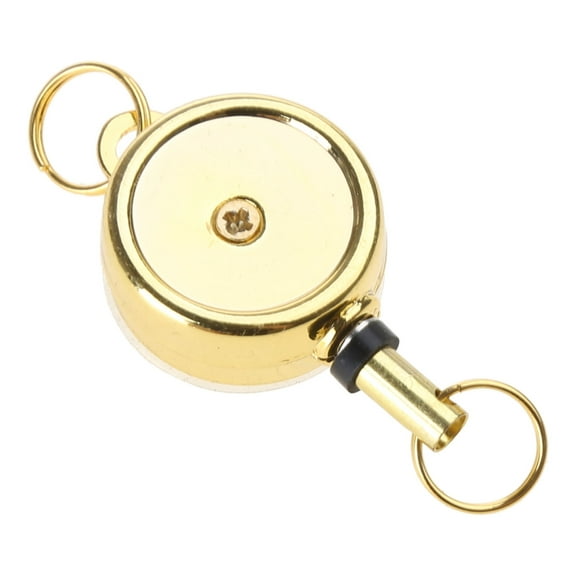 Necvior 5 Colors Retractable Keyring Card Reel Badge Holder Keychain for Backpacks