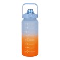 thumbnail image 1 of Botella de agua Onof  BAP-2L 2Litros Termo de agua Azul con Naranja Motivacional con Marcador de Tiempo, 1 of 4