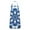 Indigo Tie Dye, variant on Indigo Tie Dye Snowflake Apron-Garden Aprons for Women with Pockets-Cotton Linen Waterproof Kitchen Cooking Gardening Aprons Adjustable for Kitchen,Cooking,BBQ and Salon 33x27 Inch