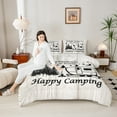 thumbnail image 4 of Homewish Teens Happy Camping 2pcs Bedding Comforter Set,Adventure Theme Twin Comforter Sets,Car Theme Breathable Bedding Set,Luxury Bedroom Decor,Reversible, 4 of 8