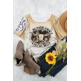 thumbnail image 2 of ABPHQTO Camiseta de cuello redondo con estampado gráfico de piña floral negra para mujer, 2 of 5