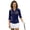 250 Years Butterfly, variant on HUIACONG Vintage Star & Floral Print 3/4 Sleeve Golf Shirts, Quarter Zip Relaxed Ladies Golf Top 3/4 Sleeve Comfortable Women's Golf Polo Shirts