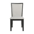 thumbnail image 3 of Picket House Furnishings Jasper Dining Slat Back Side Chair Set in Black, 3 of 12