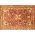 thumbnail image 1 of Ahgly Company Indoor Rectangle Medallion Orange Traditional Area Rugs, 2' x 5', 1 of 1