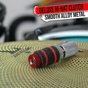 Hi-Hat Clutch by Griffin - Alloy Metal Speed Nuts for Hi-Hat Cymbals Stand Mount