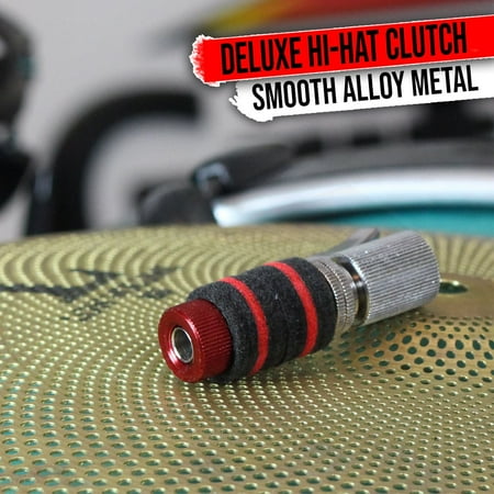 Hi-Hat Clutch by Griffin - Alloy Metal Speed Nuts for Hi-Hat Cymbals Stand Mount