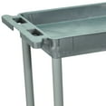 thumbnail image 2 of LUXOR STC12-G 2 Shelf Gray Tub Cart, 2 of 5