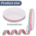 16.6Yards Polycotton Ribbon Stripe Pattern for Sewing Accessories ...