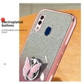 thumbnail image 4 of Glitter Cover Compatible with Samsung Galaxy A20/A30 Case Butterfly Kickstand Case for Samsung A20/A30 TPU Electroplated Bling Shockproof Shell for Women Girls Cover for Galaxy A20/A, 4 of 7