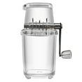 thumbnail image 1 of TIELUTT Ensemble Multifonctionnel Ménager Petit Broyeur à Glace Manuel Transparent et Rasoir à Glace Éplucheur en Acier Inoxydable Éplucheur et Presse-Purée Éplucheur Français Éplucheur de Raisin pour Enfants Éplucheur de Peau de Raisin, 1 of 8