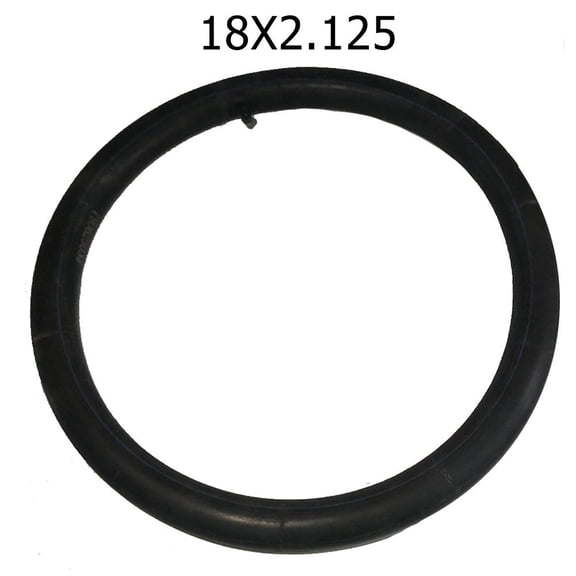 Long Lasting 18X2 125 Butyl Rubber Inner Tube For Optimal Bike Functionality