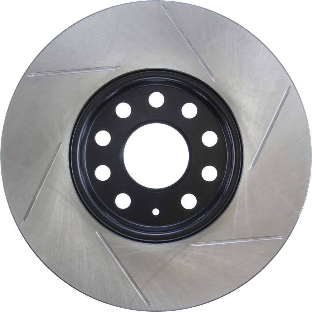StopTech Power Slot 05-10 VW Jetta (except Wagon) Front Left Slotted Rotor Fits select: 2009-2014,2019 VOLKSWAGEN JETTA