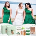 thumbnail image 3 of 56 Pcs 8 Set Bridesmaid Proposal Gift Set, 15 oz Glass Cup, Box, Square Clips, Will You Be My Bridesmaid Invitation Card Gift Box for Bridal Shower Bachelorette Party(Classic,Green), 3 of 13