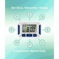 thumbnail image 4 of TabTime Pill Reminder with 8 Alarms per Day, Pill Tracker, Pill Timer, Medication Reminder Devices, Medication Tracker, Essential Parkinson's Patient Gadget, 4 of 4