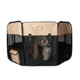 thumbnail image 4 of Armarkat Model PP003BGE-XL Portable Pet Playpen in Black and Beige Combo, 4 of 7