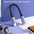 thumbnail image 4 of Convertidor tipo C ANGGREK a conector Jack de 35 mm Adaptador de auriculares tipo C con sonido de alta fidelidad, 4 of 8
