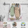 thumbnail image 5 of SKYSONIC 2 Pack Valentines Owls Lover Bath Hand Towels, Ultra Soft and Absorbent, You and Me Decorative Fingertip Face Towel for Home, Bathroom, Kitchen, 28.3"x14.4", 5 of 5