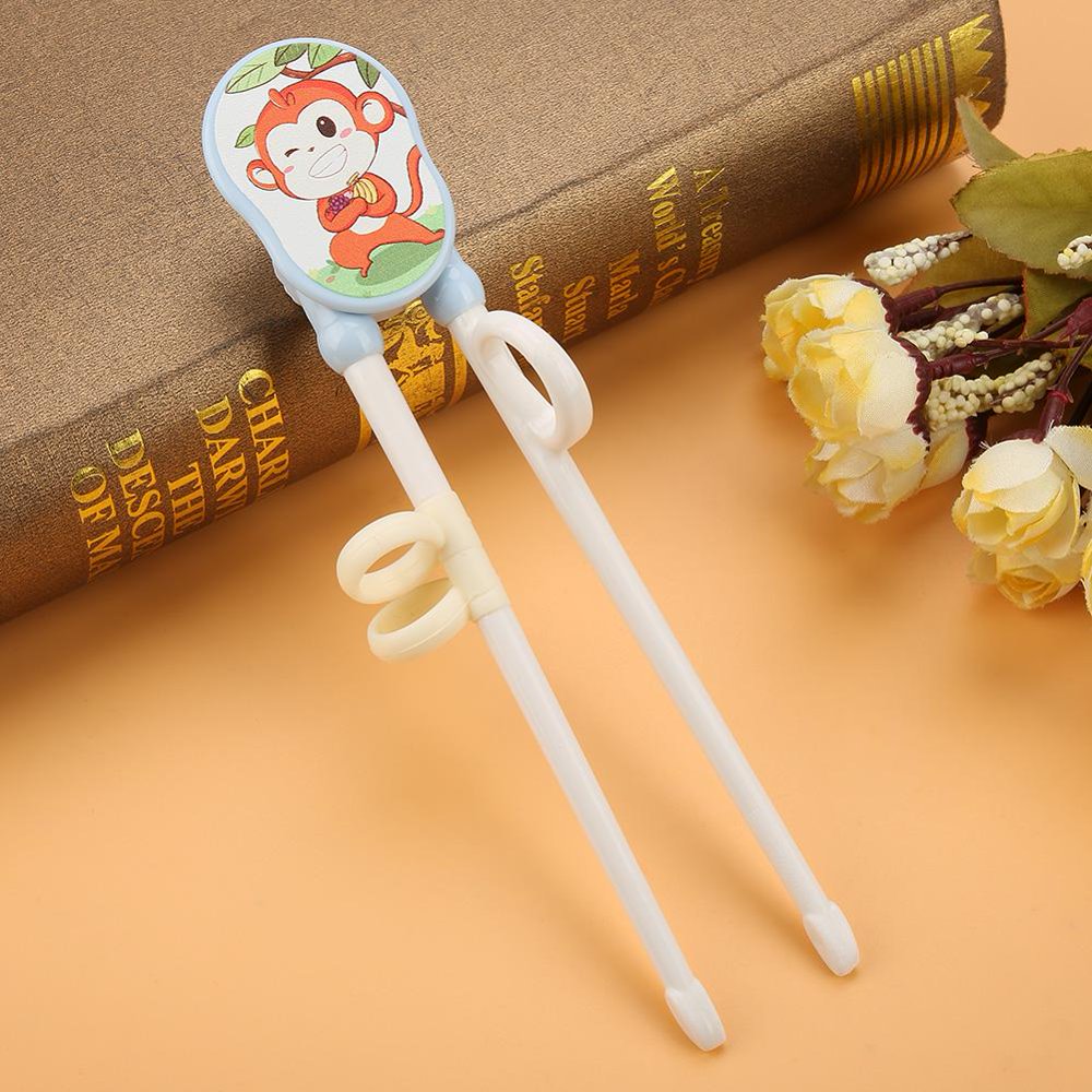 Mgaxyff Baby Training Chopsticks Cartoon Kid Learning Correcting Using
