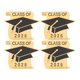 thumbnail image 1 of BRIGHTFUFU Pin de solapa para gorro de graduación, insignia esmaltada de recuerdo, regalos de graduación para estudiantes y profesores de secundaria, clase de 2025, 4 Uds., 1 of 8