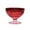 Red, variant on Vintage Embossed Glass Dessert Cups, 225ml Colorful Footed Glass Ice Cream Bowls for Sundae, Trifle, Fruit, Salad