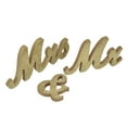 thumbnail image 1 of Mr Mrs Sign, Separate Design Wedding Decorative Letters Bright Powder Beautiful Calligraphy  For Festival Engagements Anniversary Party Gold,Silver, 1 of 8