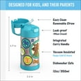 thumbnail image 2 of THERMOS FUNTAINER Water Bottle with Straw - 12 Ounce - Kids Stainless Steel Vacuum Insulated Water Bottle with Lid, Scooby-Doo, 2 of 2