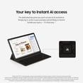 thumbnail image 2 of Funda tipo libro con teclado para tablet Samsung Galaxy Tab S10 FE+, color negro, 2 of 9