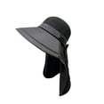 thumbnail image 1 of Sombrero de sol de ala ancha para exteriores,resistente al viento y transpirable,estilo pescador,ideal para viajes,con protección UV,perfecto para la playa,senderismo,ciclismo y como sombrero, 1 of 6