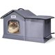 thumbnail image 1 of Cat House TailTastic, resistente a la intemperie y aislante para el invierno, 1 of 8