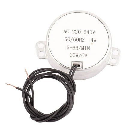 AC 220-240V CCW 4W 50/60Hz Frequency 0.8-1RPM Micro Synchronous Motor - Foto 4