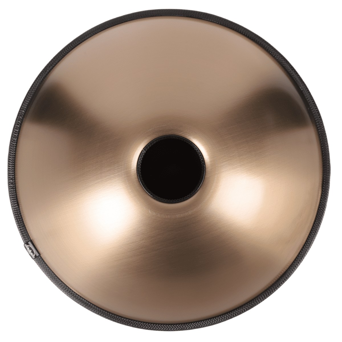 Latourreg 440HZ 12Tones Golden Handpan Drum 22inch D Minor Steel Tongue Drum with Soft Bag