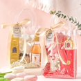 thumbnail image 5 of 20 Pack Clear Plastic Gift Bags with Handles, Party Favor Bags with Ribbons and Tags, Reusable Goodie Tote Bags for Mother’s Day, Weddings, Bridal Showers and Celebrations, 5 of 7