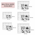 thumbnail image 6 of Vintage Flowers Outdoor Rug 4x6 Ft, Non Slip Washable Area Rug, Black White Farmhouse Floral Plants Patio Rugs Carpet Runner, Large Floor Mat for Indoor/Outdoor Deck Porch Camping, 6 of 8