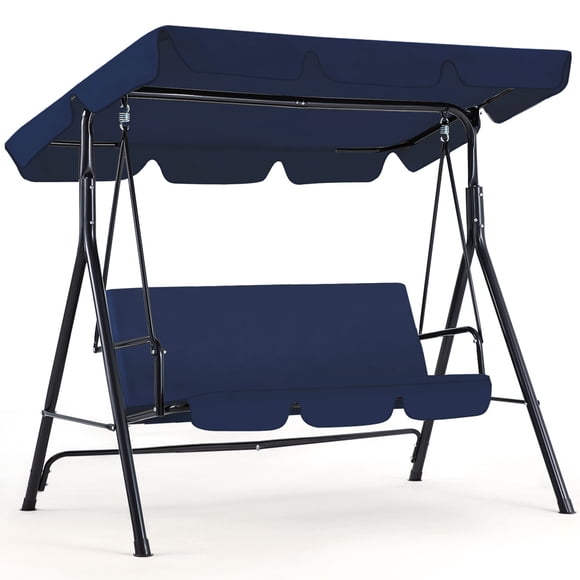 YODOLLA Stainless Steel Porch Swing - Dark Blue