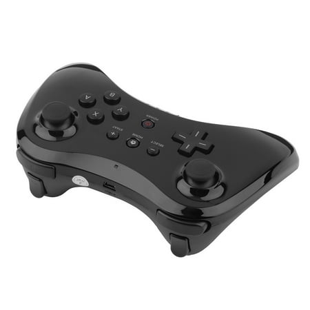 W ireless Controller Gamepad Joypad Joystick Remote for Nintendo Wii U Pro Black