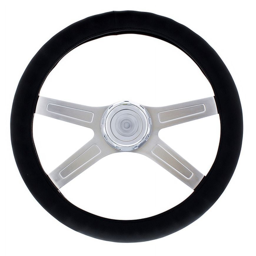 United Pacific 70139 Accessory Steering Wheel Cover   20" Black Steering