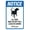 Warning Sign 1, variant on All Deliveries Next Gate Right Arrow Sign 12 x 8 Inches - Aluminum Tin Warning Sign, Indoor Outdoor Home, Garden, Delivery Entry
