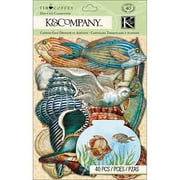 K & Company Travel Cardstock Die-Cuts, 40-Pack