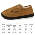 thumbnail image 4 of Zapatos para Sin Cordones Casa Hombres Cuero Gamuza Antideslizante Cómodo Cálido Felpa Interior/Exterior Pies Hinchados, 4 of 9